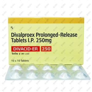 Divacid ER 250mg Tablets 10's