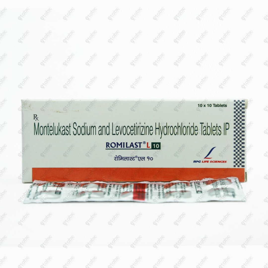 Romilast L 10mg Tablet 10's