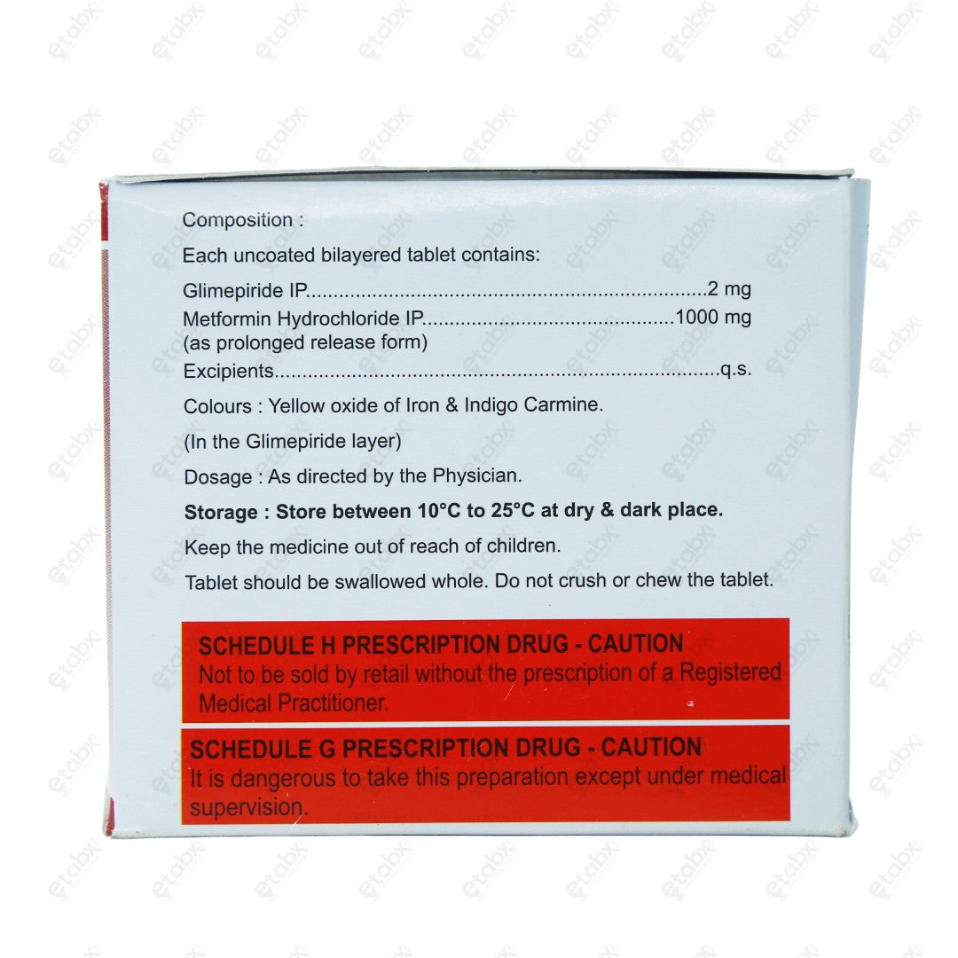Glimisave M2 Forte Tablet 15's