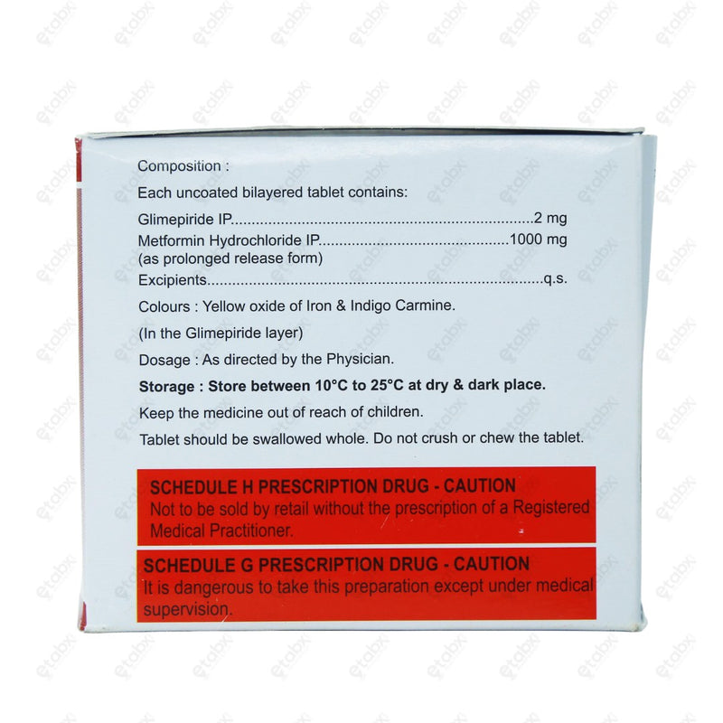 Glimisave M2 Forte Tablet 15's