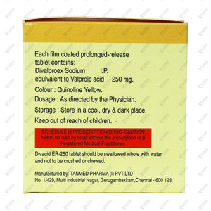 Divacid ER 250mg Tablets 10's