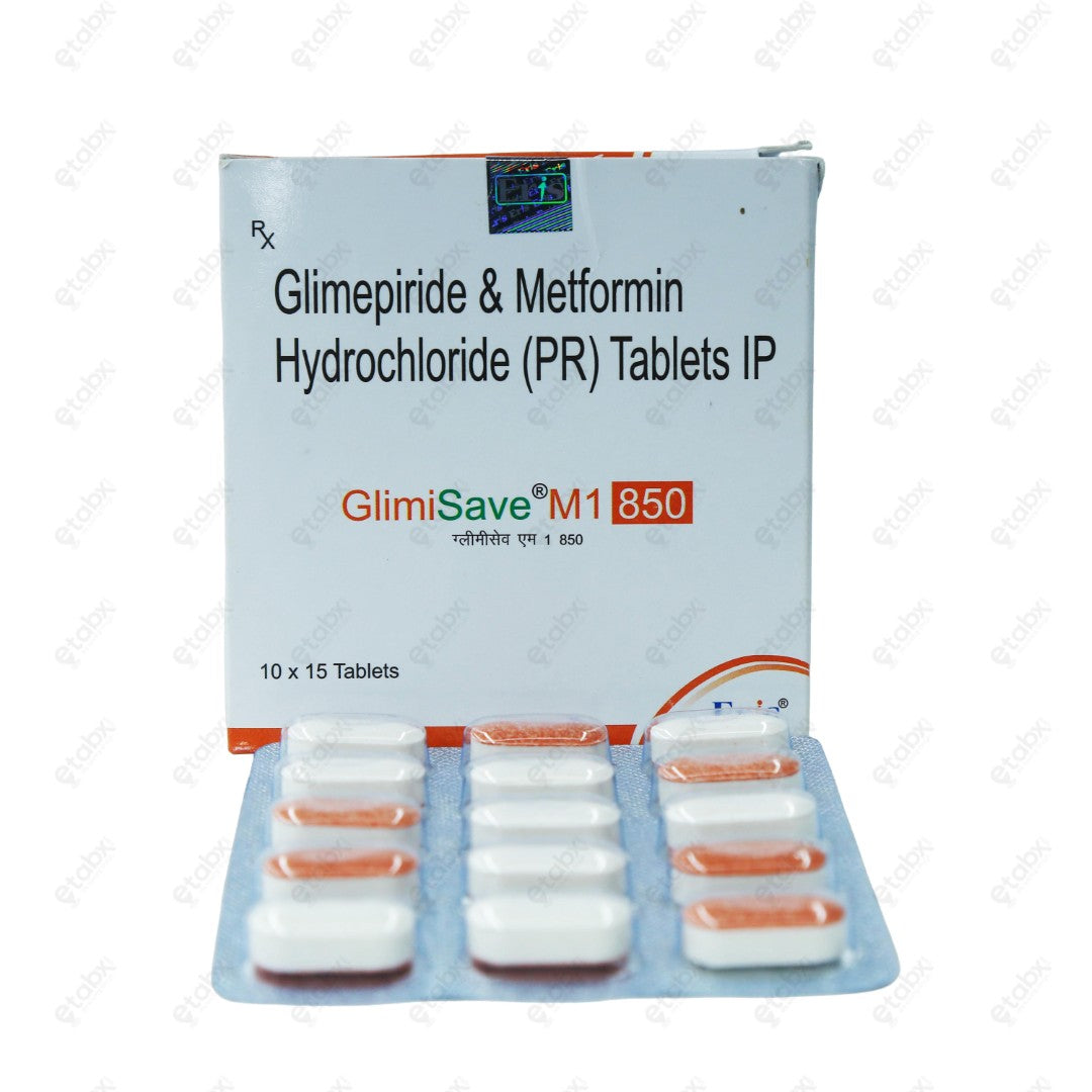 Glimisave M1 850mg Tablets 15'S