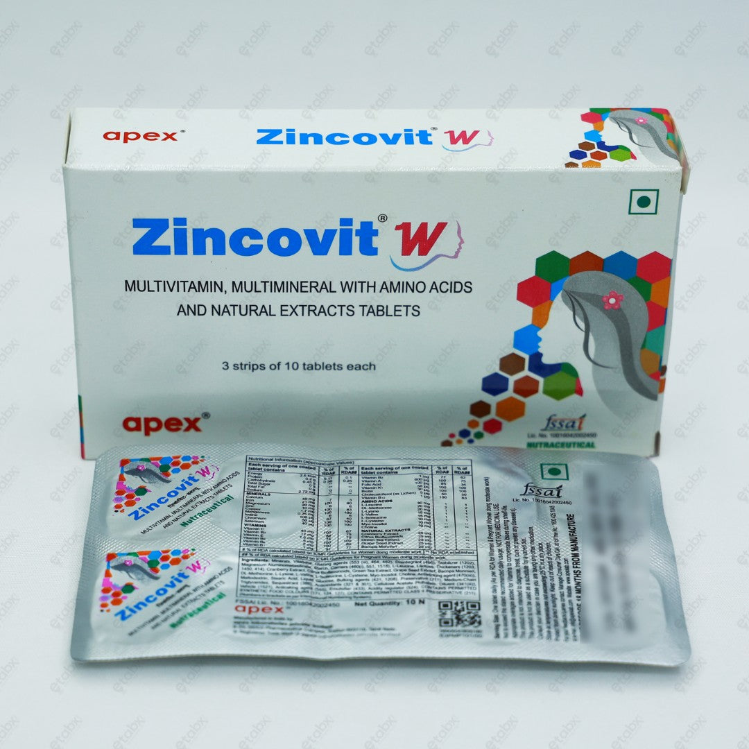Zincovit-W Multivitamin Tablets 15's