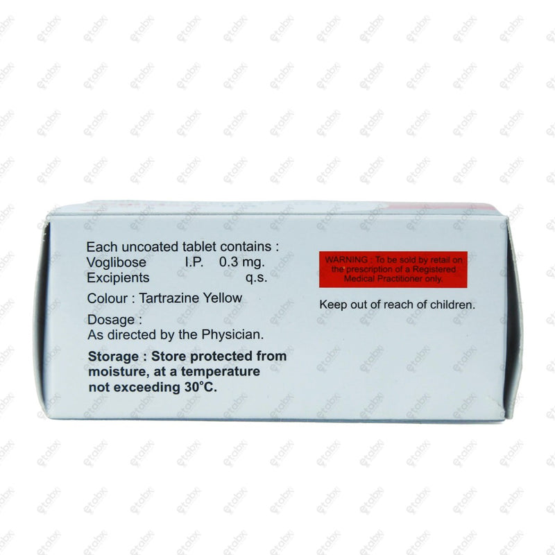 VOGLIDASE 0.3 Tablet 10's