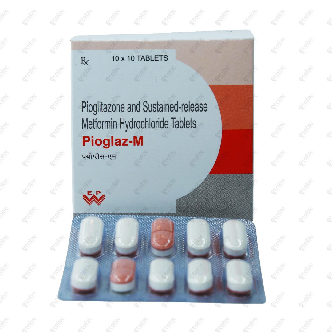 PIOGLAZ M Tablet 10's