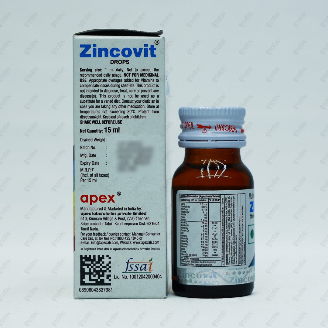 Zincovit Drops 15ml