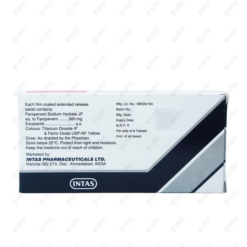 Exfaro 300mg Tablet 6's