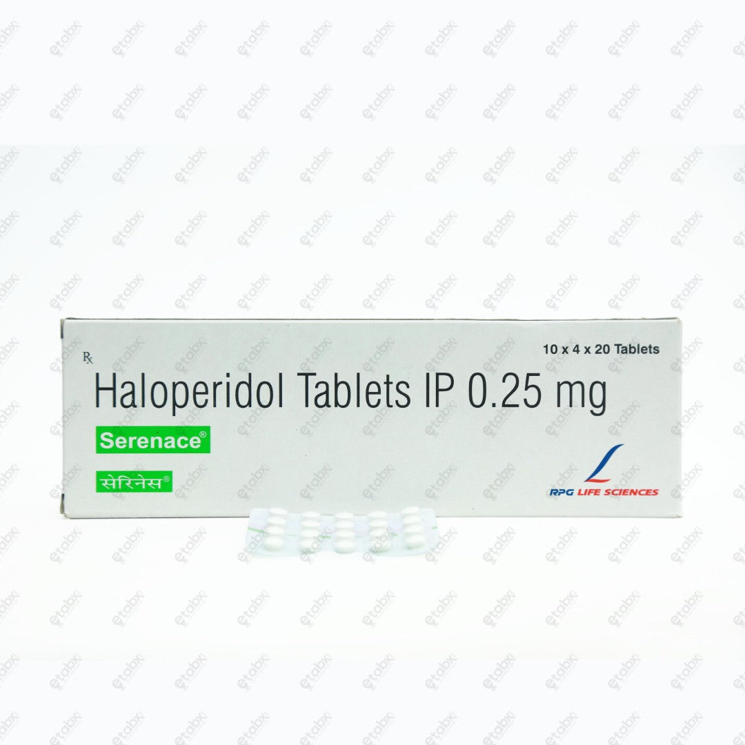 Serenace 0.25mg Tablet 20's
