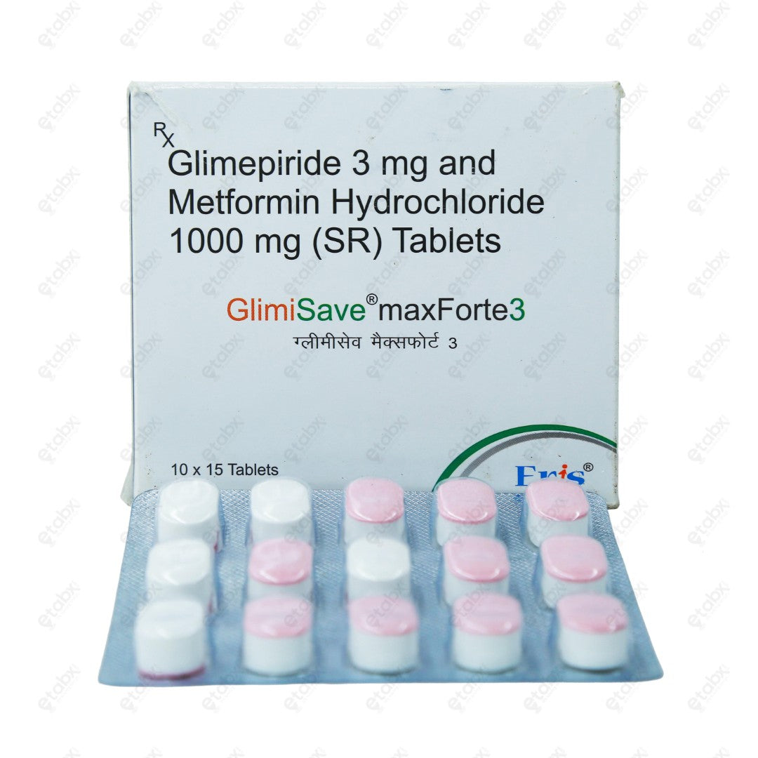 GLIMISAVE MAX FORTE 3MG Tablets (15's)