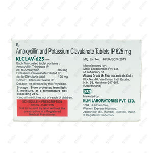 Klclav 625mg Tablets 10's