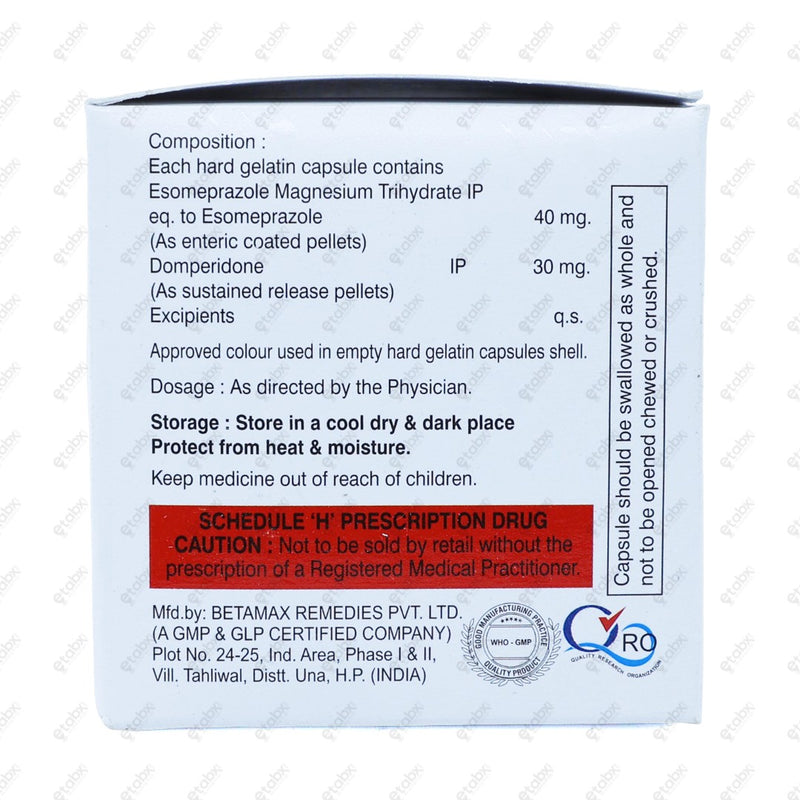 Omebac D Capsules 10's