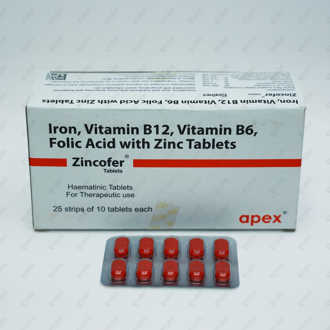Zincofer Tablets 10's