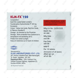 KLM FX 120mg Tablet
