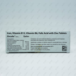 Zincofer Tablets 10's