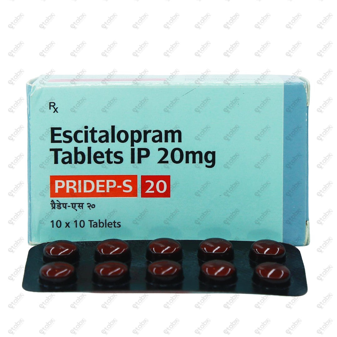 Pridep S 20mg Tablet 10's