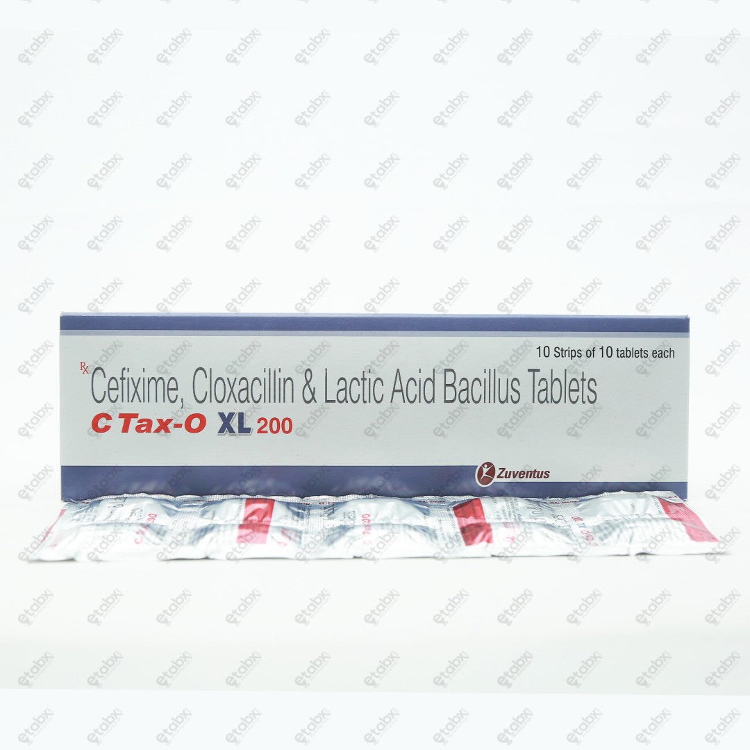 C-TAX O XL 200mg Tablet 10's