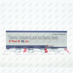 C-TAX O XL 200mg Tablet 10's