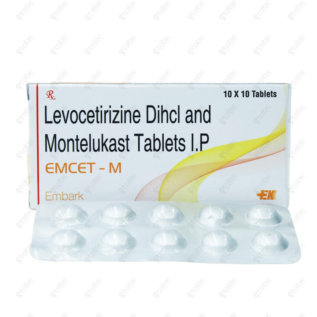 EMCET M Tablets 10's