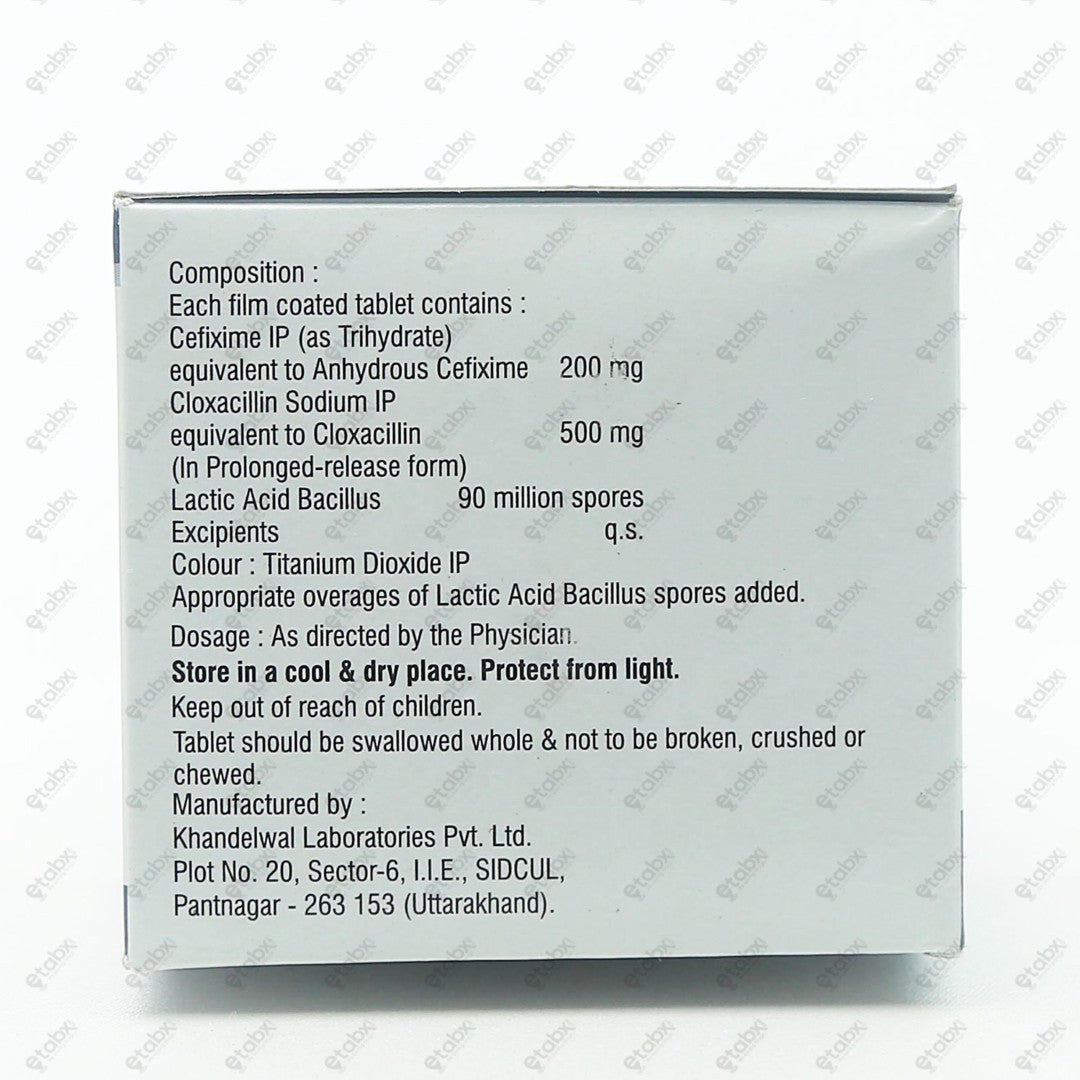 C-TAX O XL 200mg Tablet 10's
