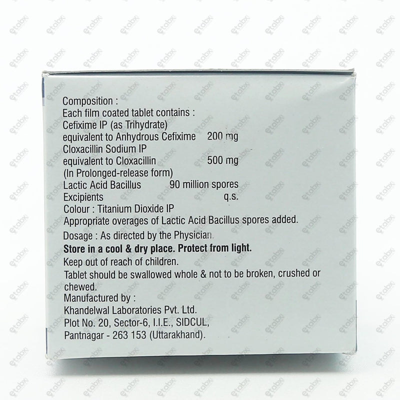 C-TAX O XL 200mg Tablet 10's