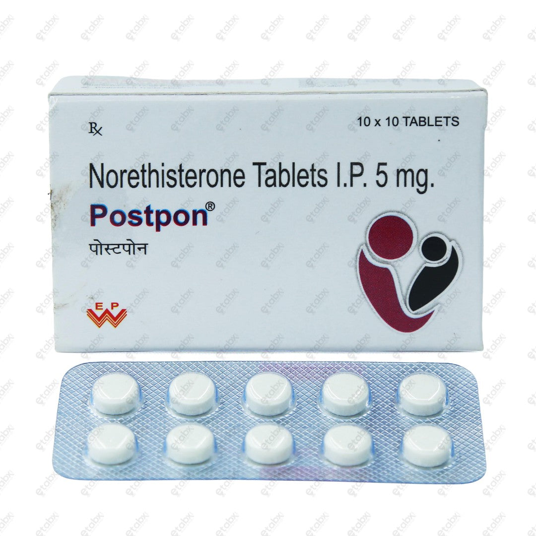 Postpon Tablet 10's