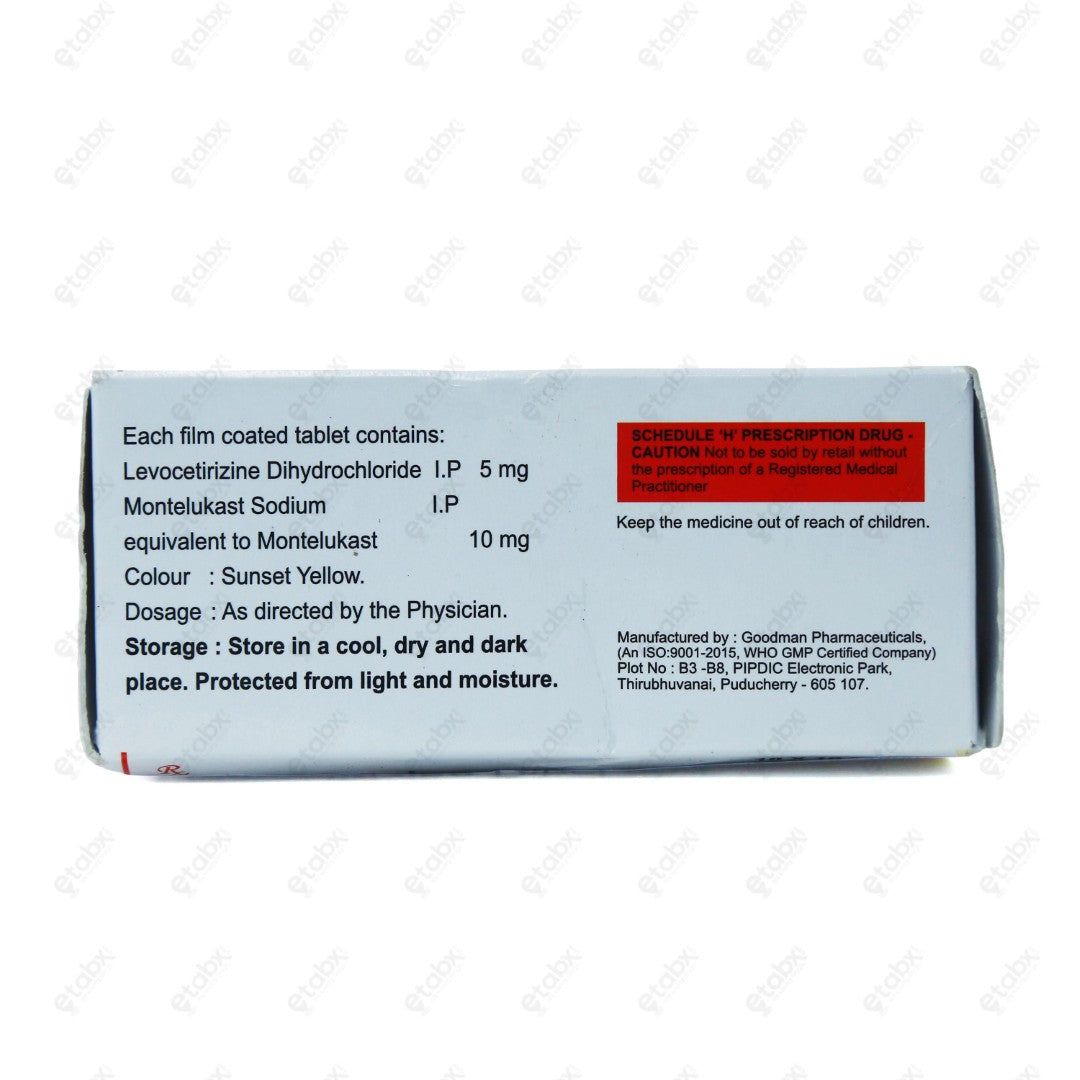 EMCET M Tablets 10's