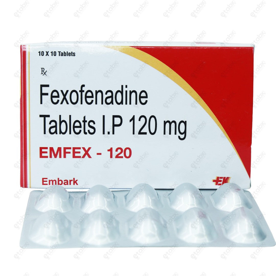 Emfex 120mg Tablet 10's