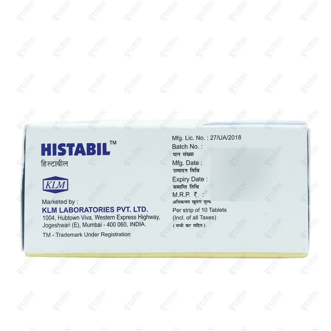 Histabil Tablet 10's