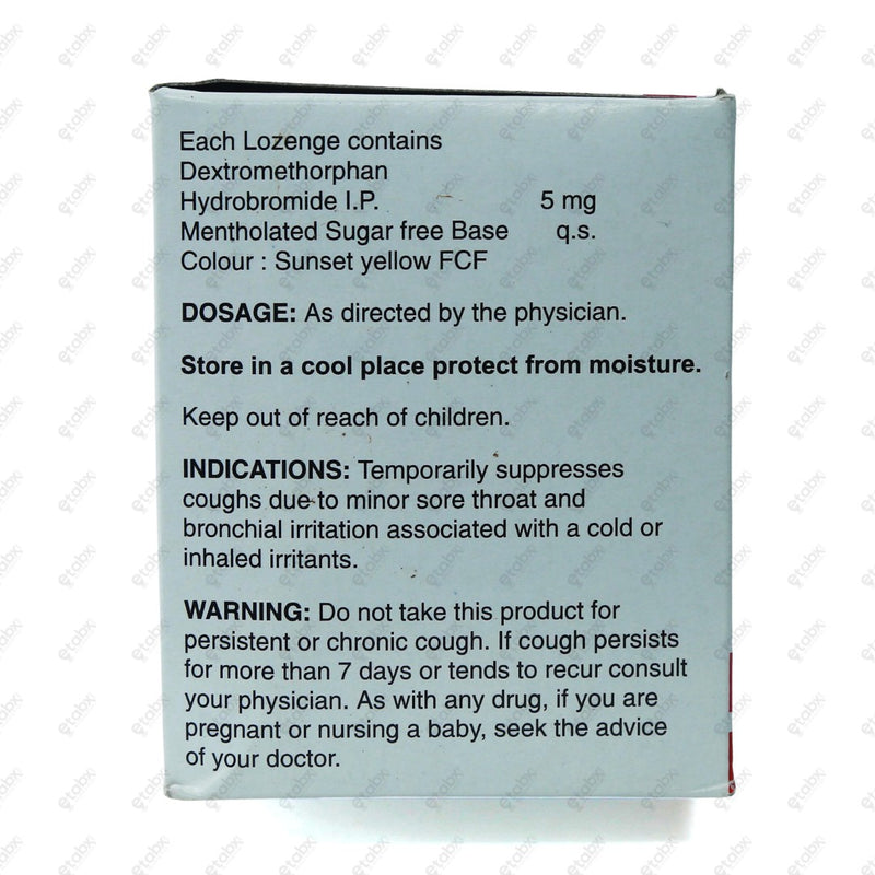 Alex Sugar Free Lozenges 10's
