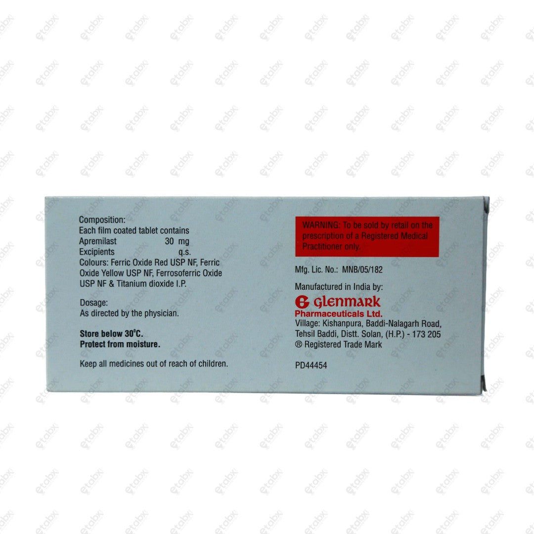 Aprezo 30 Tablets 10's