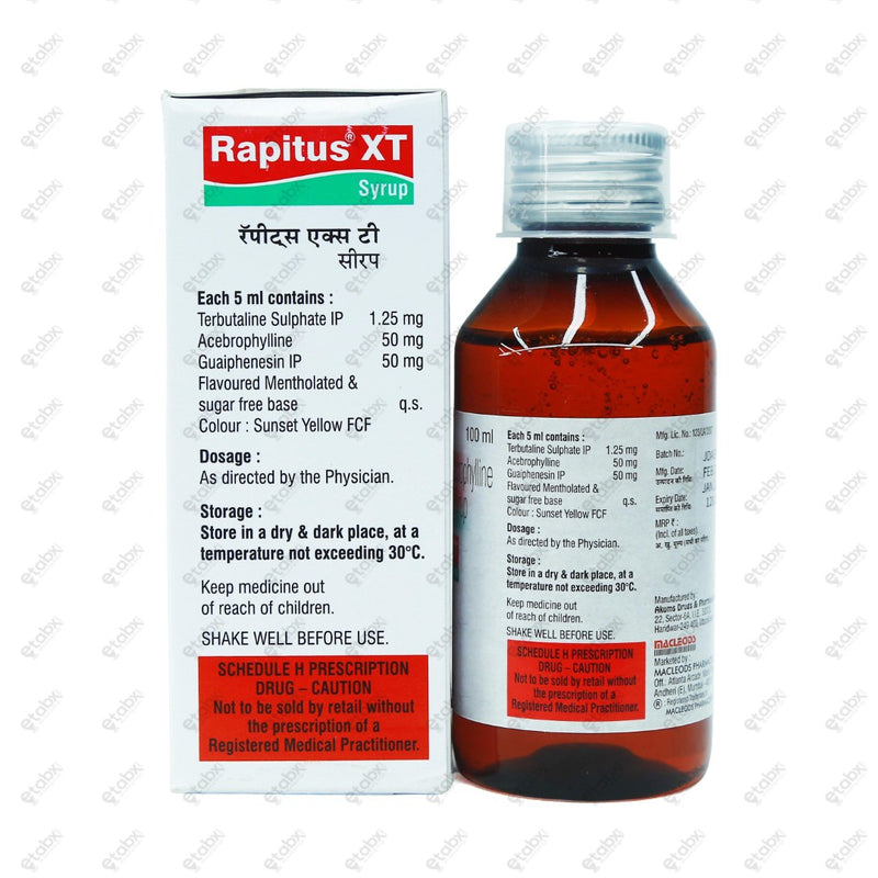 Rapitus XT Syrup 100ml