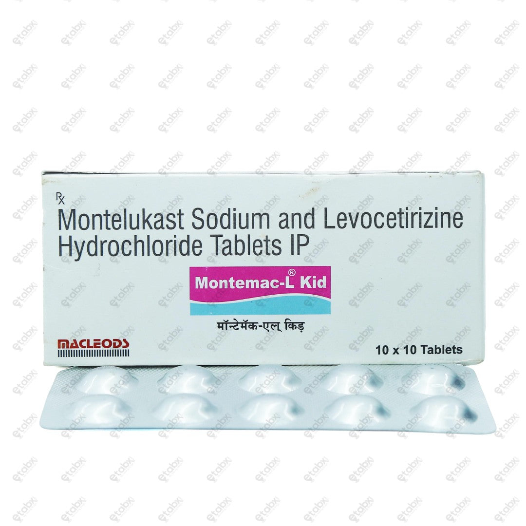 Montemac L Kid Tablets 10's