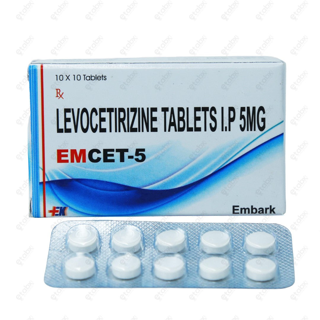 Emcet 5mg Tablet 10's