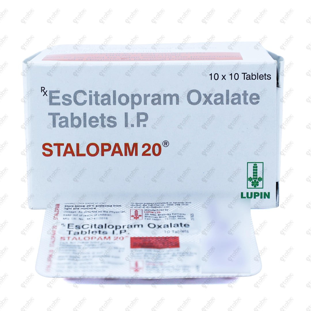 STALOPAM 20mg Tablet 10's