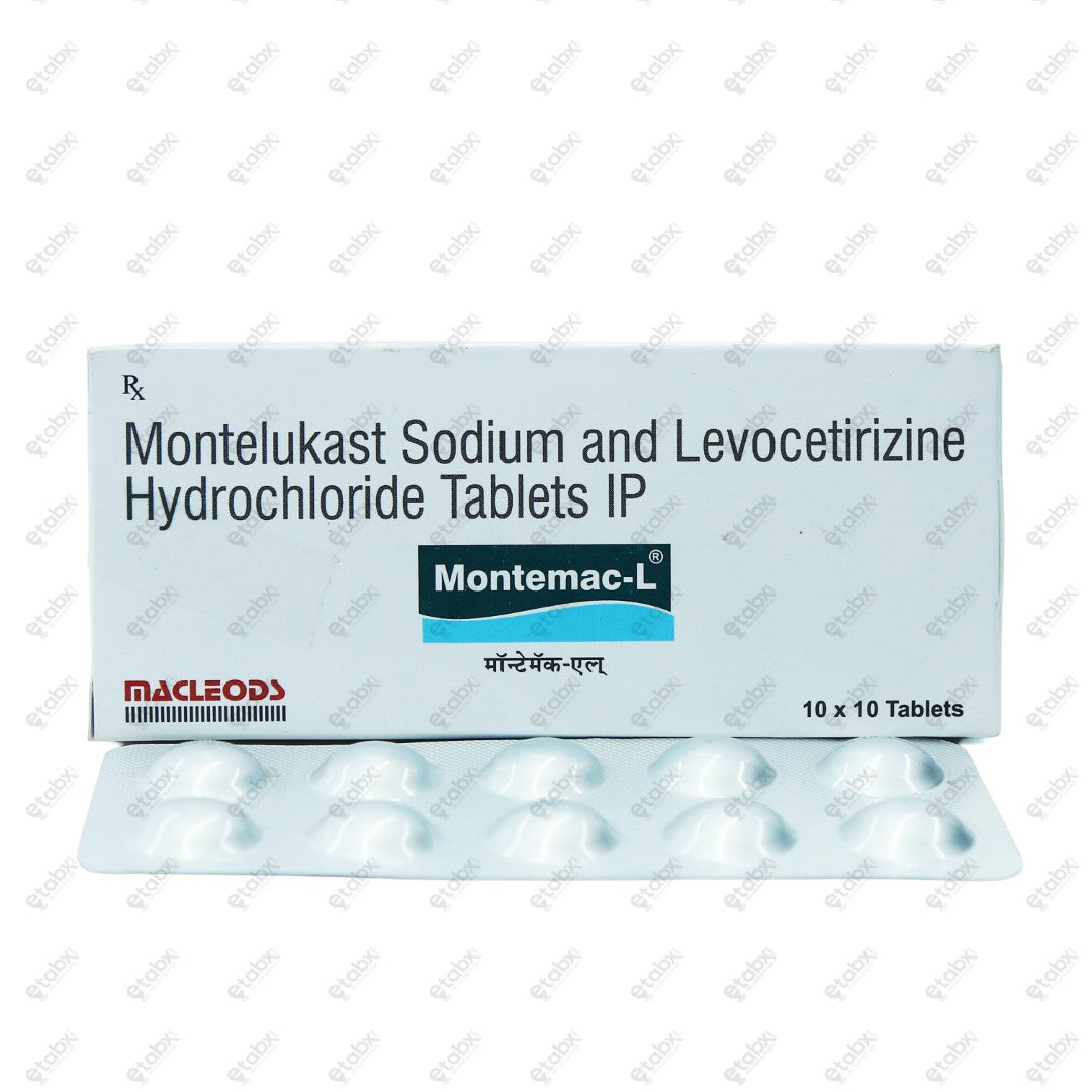 Montemac L Tablets 10's