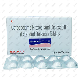 Zedocef DXL 200MG Tablet 10's