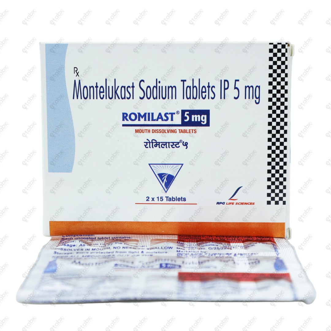 ROMILAST 5mg Tablet 15's
