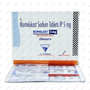 ROMILAST 5mg Tablet 15's