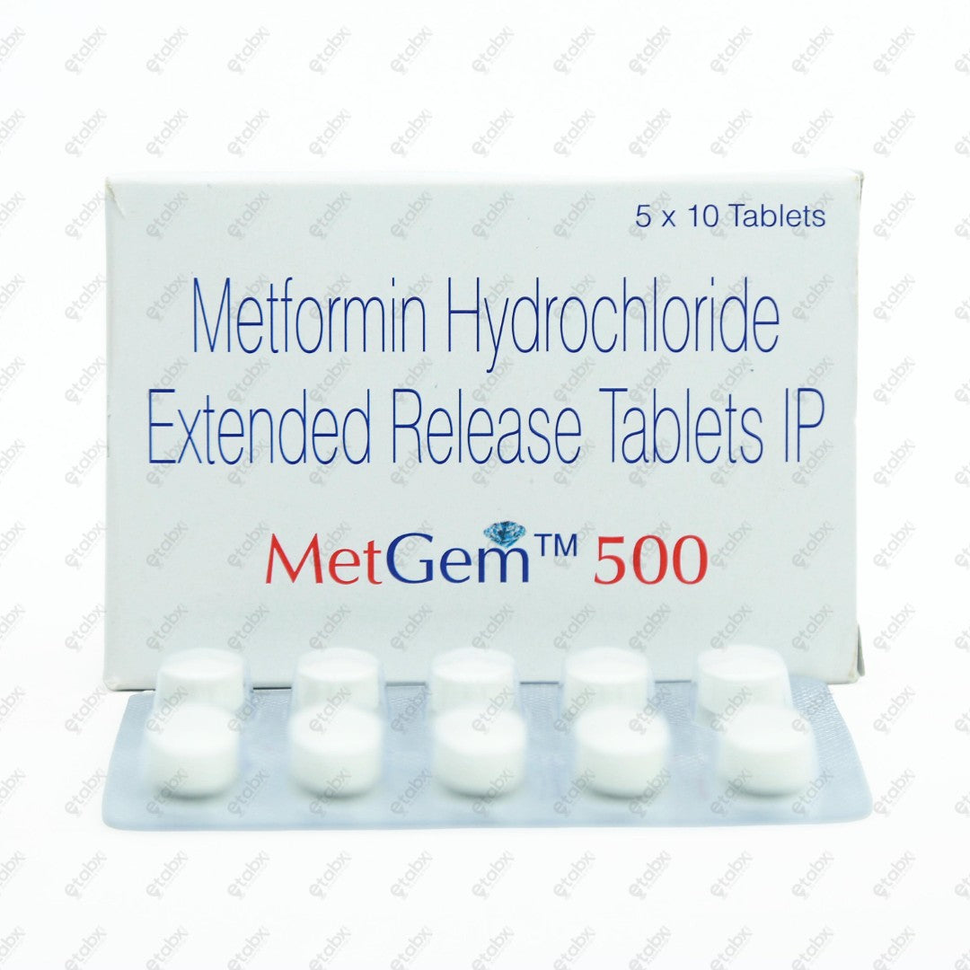 Metgem 500mg Tablet