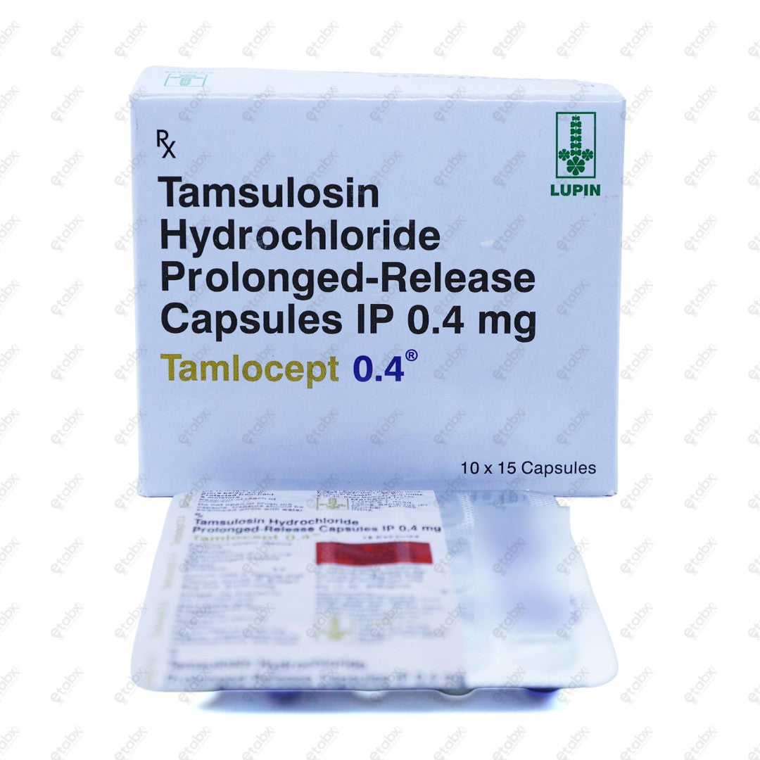 TAMLOCEPT 0.4mg Capsules 15's