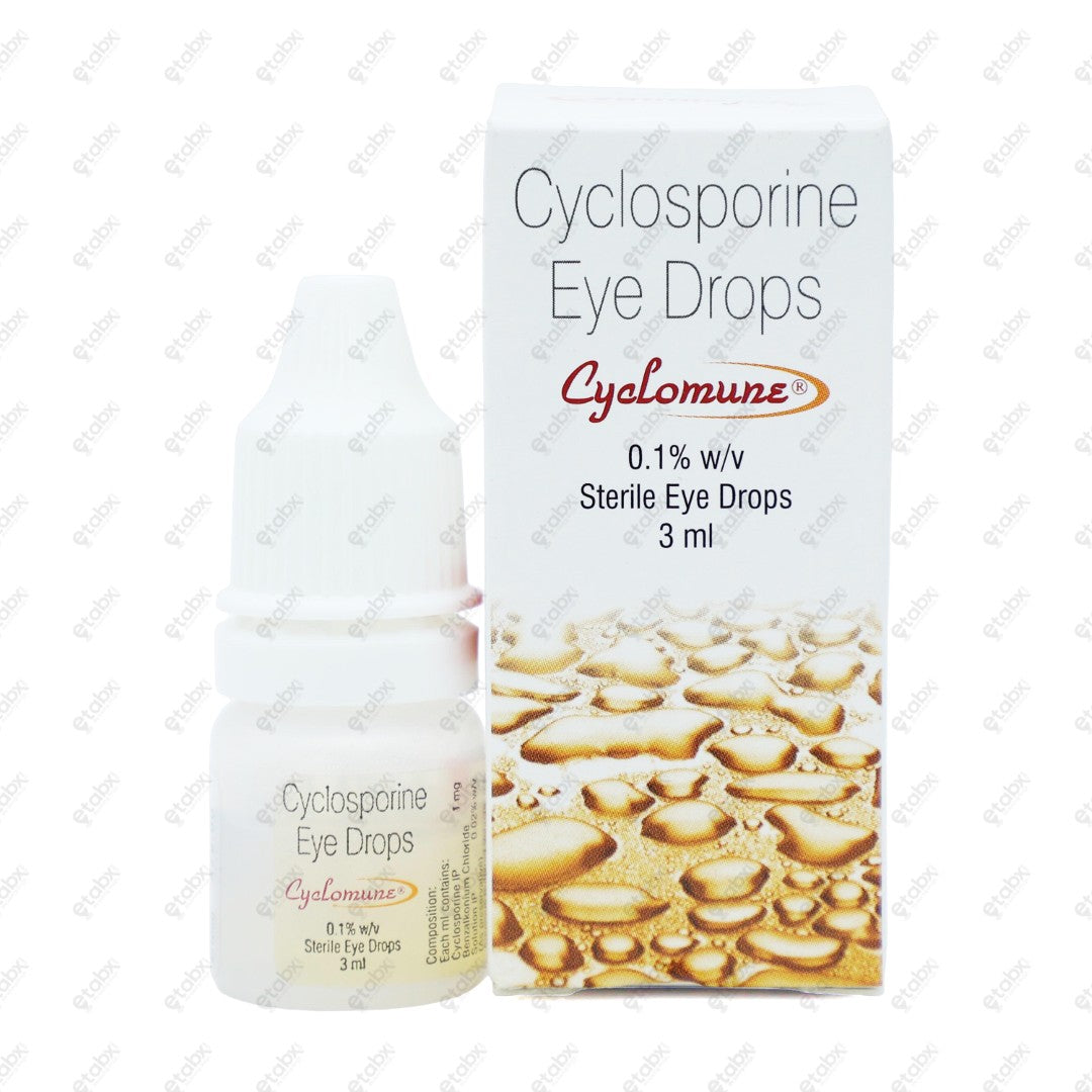 Cyclomune 0.1% Eye Drops 3ml
