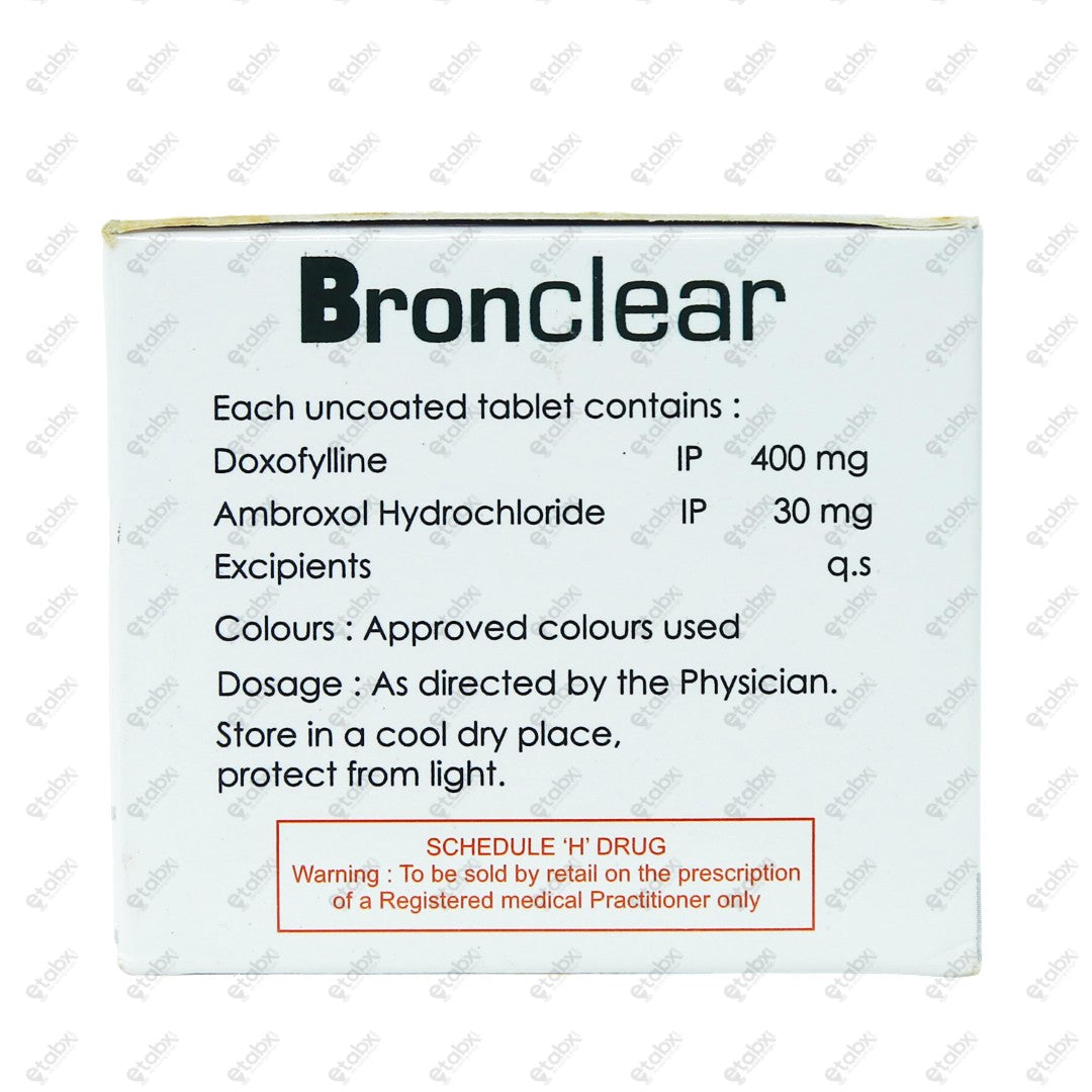 Bronclear Tablet 10's