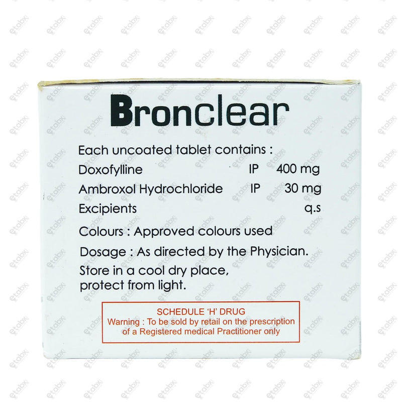 Bronclear Tablet 10's