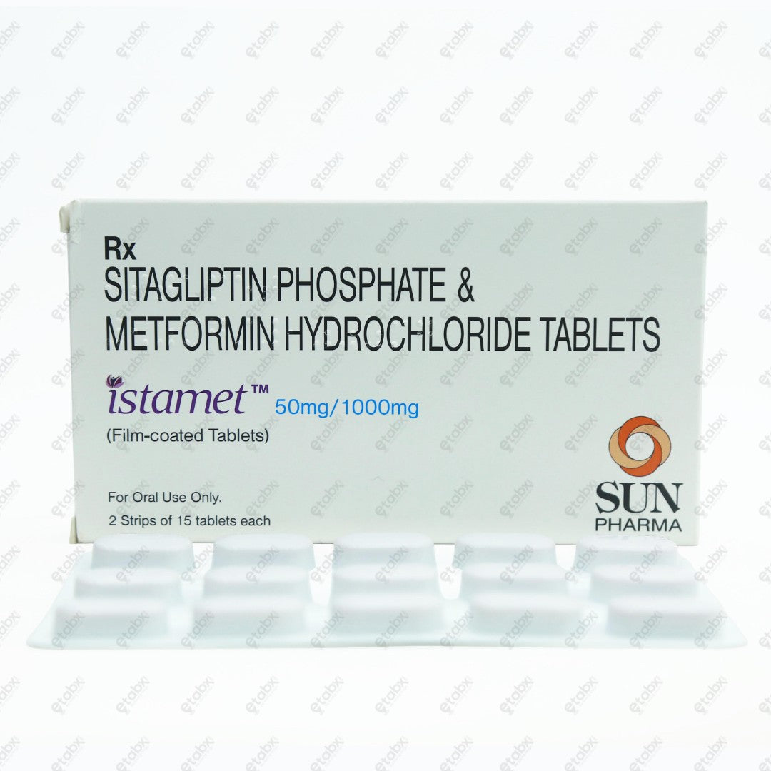 Istamet 50/1000mg Tablet 2x15's