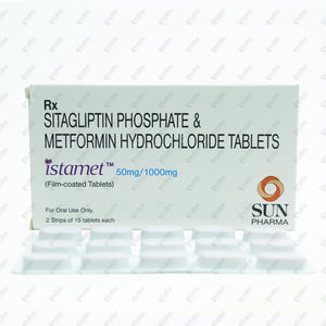 Istamet 50/1000mg Tablet 2x15's