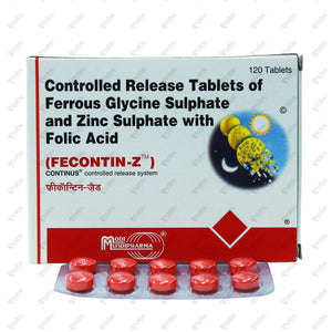 Fecontin-Z Tablet 10's