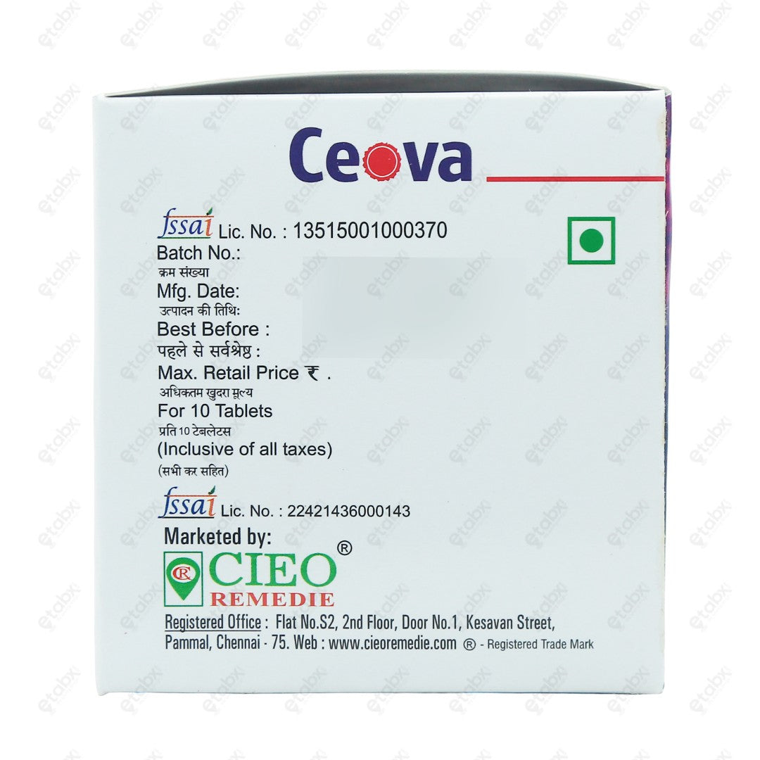Ceova Tablet 10's