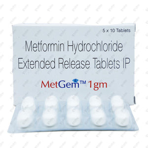 MetGem 1gm Tablet 10's