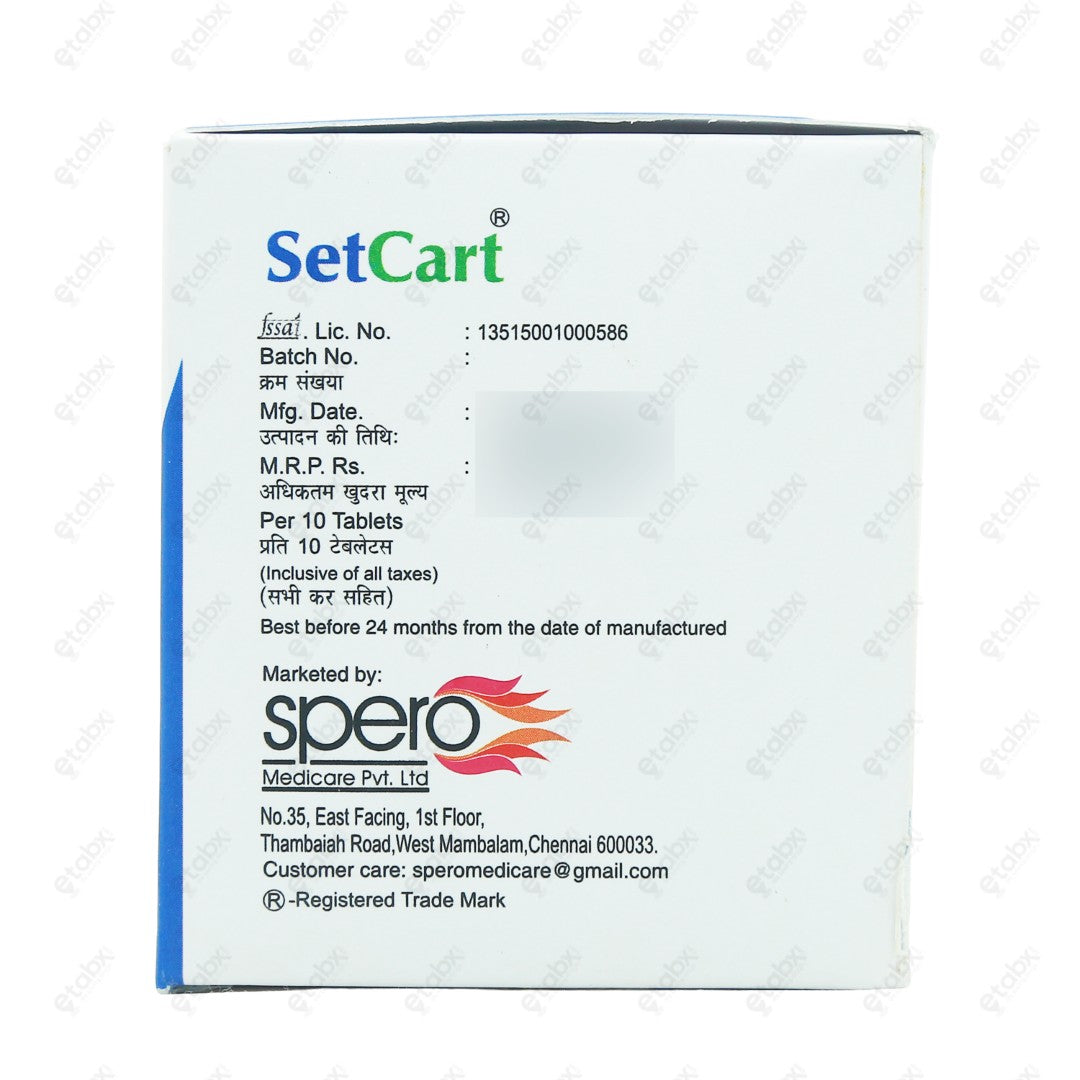Setcart 10 Tablets