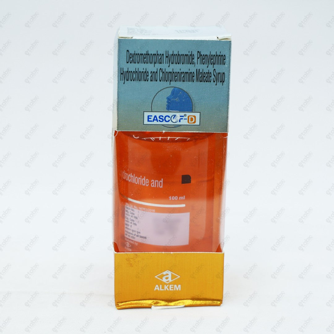 Eascof D Dry Cough Syrup 100ml